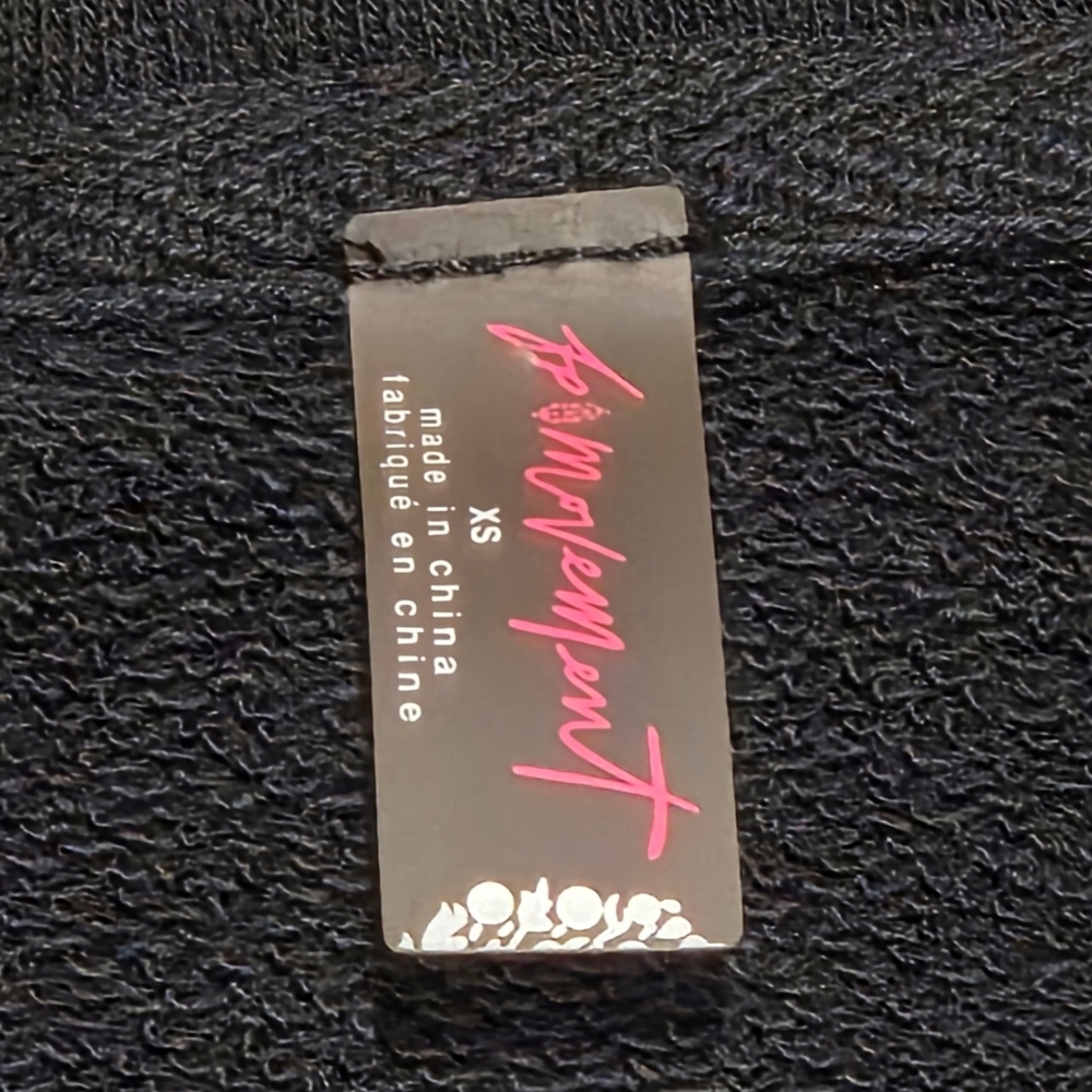 FP Movement Back Me Up Hooded Pullover Washed Black Athleisure XS - Picture 6 of 16